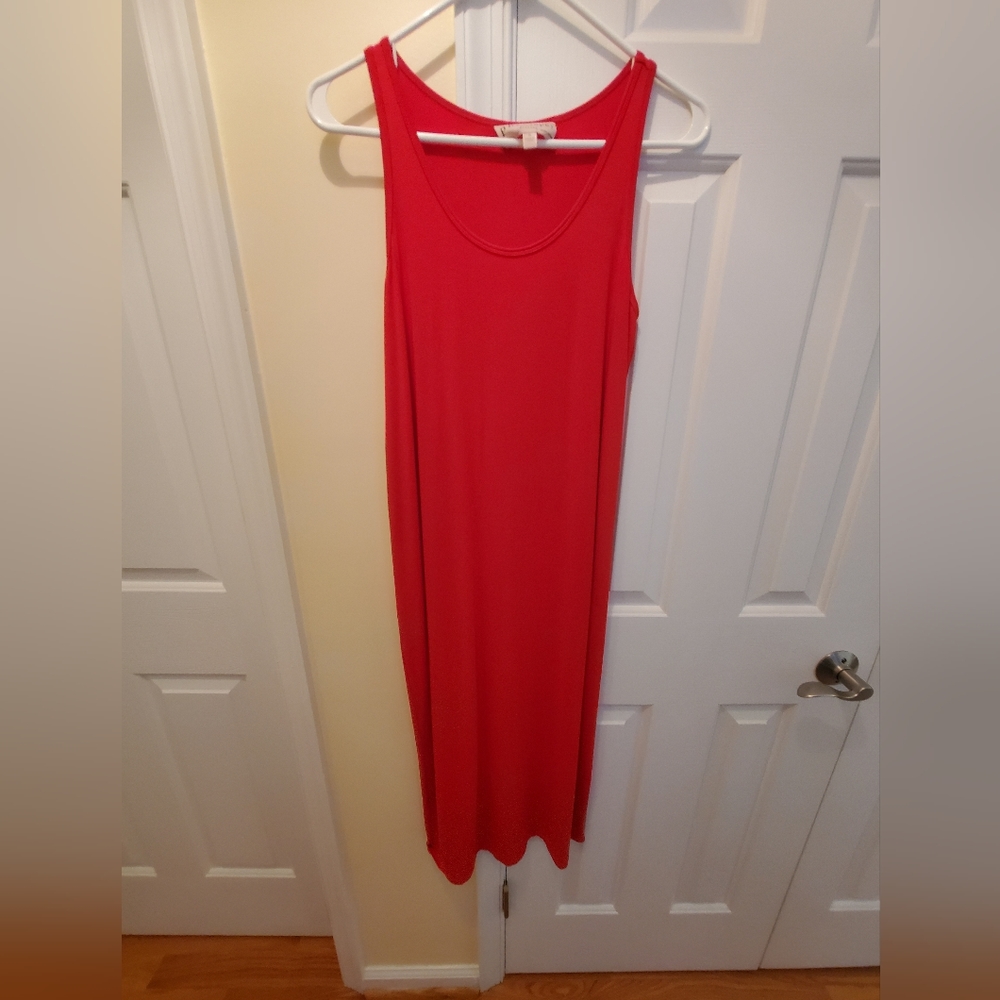 Philosophy Scoop Neck Midi Tank Dress